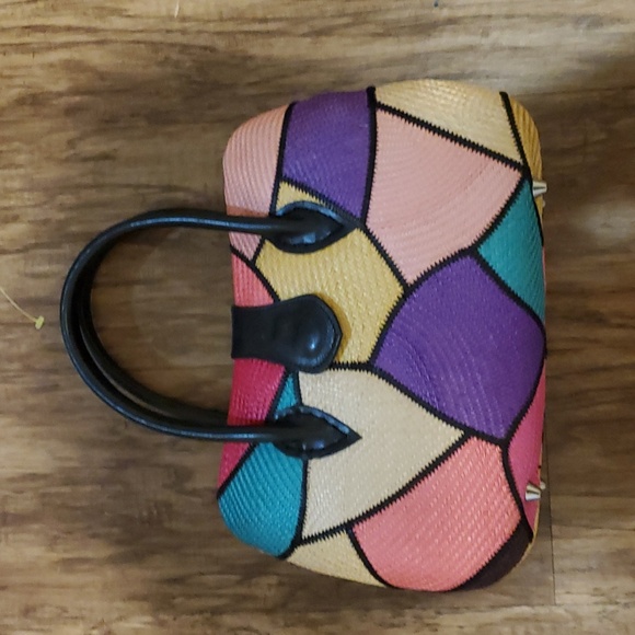 Rainbow Straw Bag